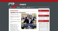 Desktop Screenshot of get.crowntickets.com