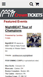 Mobile Screenshot of get.crowntickets.com